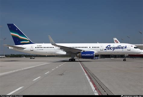 VQ BMW Yakutia Airlines Boeing 757 23N WL Photo By Klaus Ecker ID