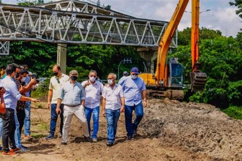 Cícero Vistoria Limpeza Do Rio Jaguaribe E Vai Reformar Ponte Na