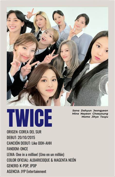 Twice Polaroid Póster Kpop Videolar