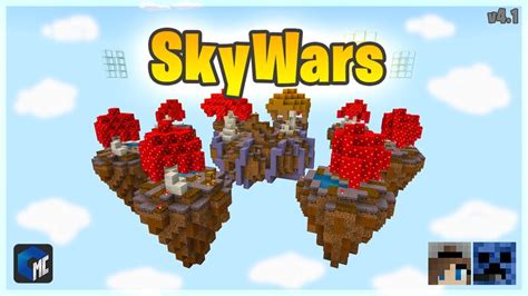 SkyWars (10 Maps) (MAP MINECRAFT BEDROCK) Minecraft Map