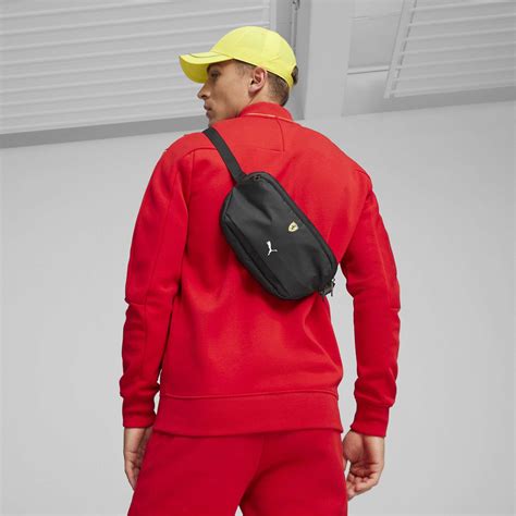 Puma Ferrari Sptwr Race Waist Bag Siyah Erkek Bel Antas