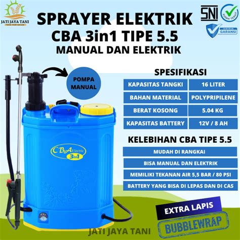 Tangki Sprayer Alat Semprot Pertanian Tengki Sprayer Elektrik Cba In