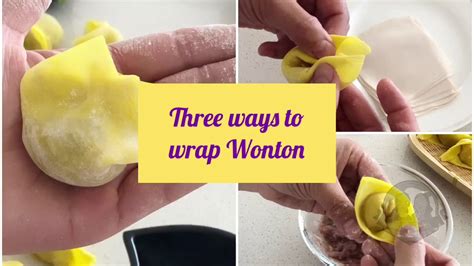 Three Easy Ways To Wrap Wonton To Be A Talented Wrapping Master