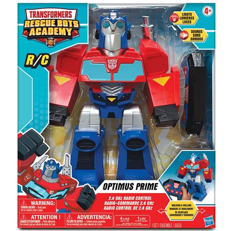 Hasbro: Transformers Rescue Bots Academy: Optimus Prime RC Robot - 12 ...