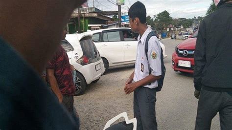 Kesaksian Siswa SMKN 6 Kendari Soal Kecelakaan Mobil Boks Vs Truk