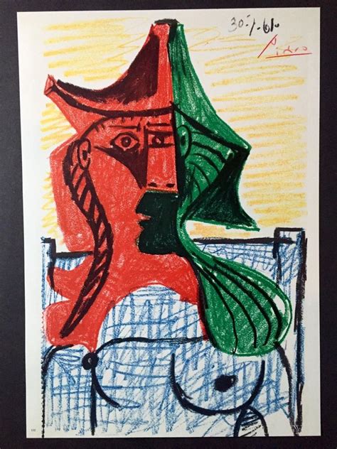 Pablo Picasso Les Dejeuners 1962 Hand Signed W Coa From Palm