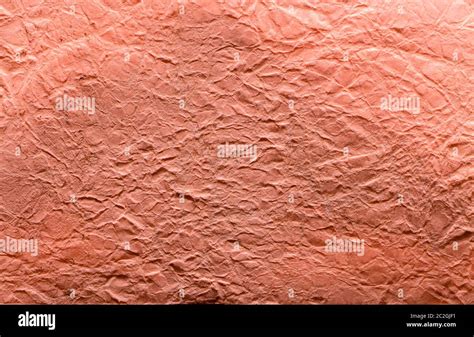 Red Crumpled Wrinkled Paper Texture For Background Stock Photo Alamy