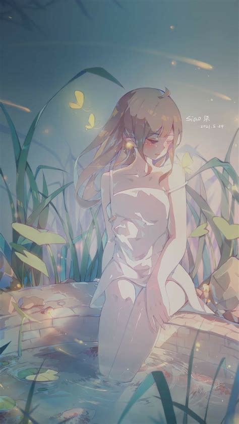 Kawaii Anime Girl Anime Mermaid Mermaid Art Anime Artwork Wallpaper