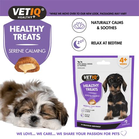 Healthy Treats Serene Calming For Small Dogs And Puppies Vetiq Healthy