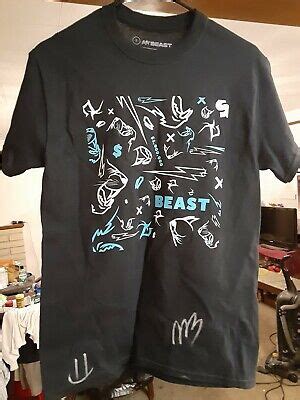 SIGNED Mr Beast Shirt From 24 Hour Livestream RARE Perfect