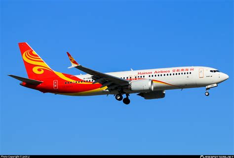 B 1389 Hainan Airlines Boeing 737 8 MAX Photo By Jack Li ID 841416