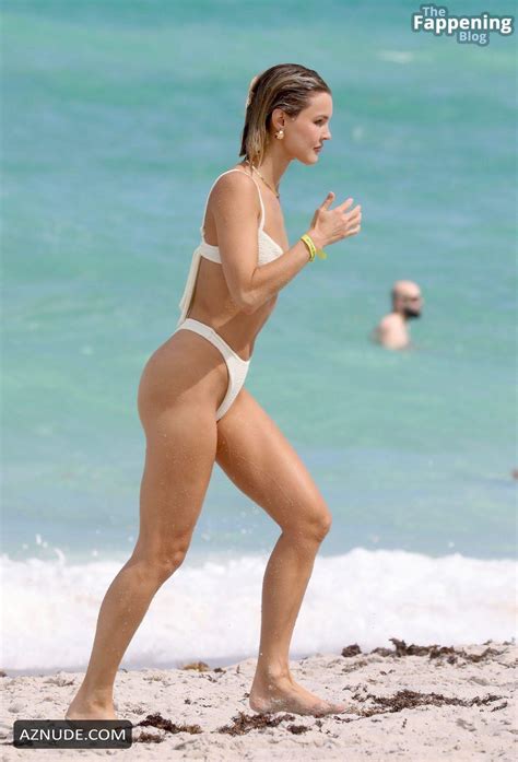 Joy Corrigan Stuns In Sexy Thong Bikini On Miami Beach Aznude