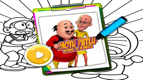 How To Draw Motu Cartoon Drawing Step By Step Motu Patlu With