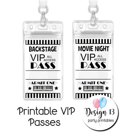 Backstage Passes Etsy