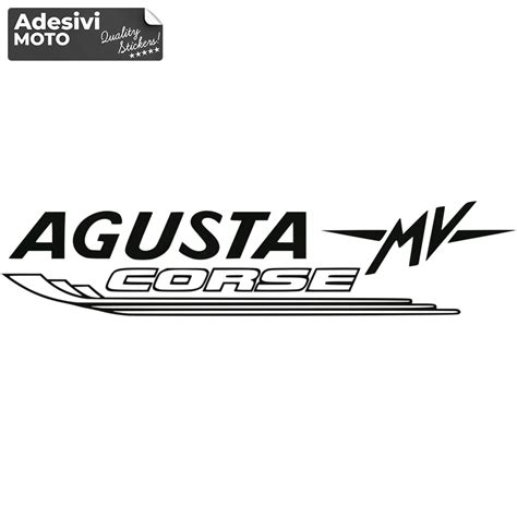 Mv Agusta Corse Type 2 Sticker Fuel Tank Sides Fairing Tail Helmet