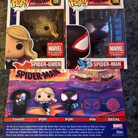 First Look At Across The Spider Verse Collector Corps Pops R Funkopop