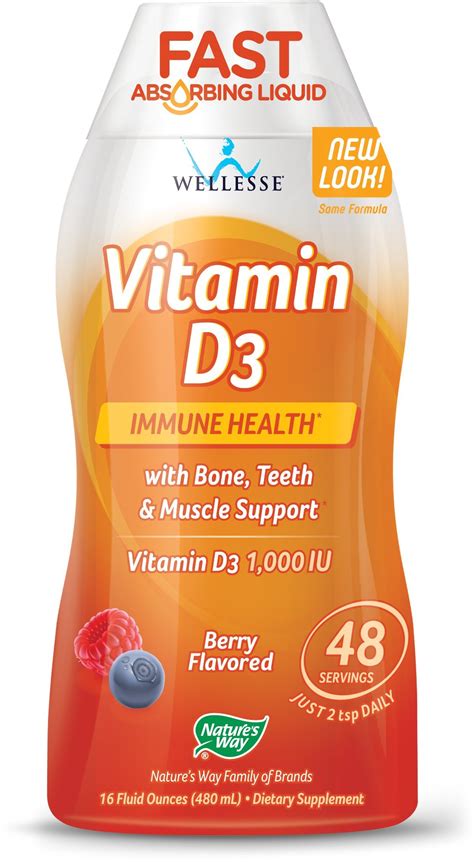 Nature S Way Vitamin D Berry Mcg Fl Oz Ml Boost