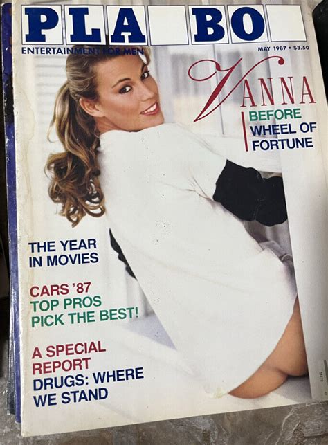 Mavin Vintage Playboy Magazine May 1987 Wheel Of Fortunes Vanna White Nude