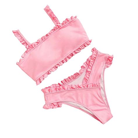 Two Piece Bikini Women Swimsuits Bandeau Swimsuit 13142806273 Oficjalne Archiwum Allegro