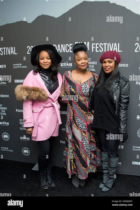 From Left Actress Chanté Adams Roxanne Shanté And Actress Nia Long