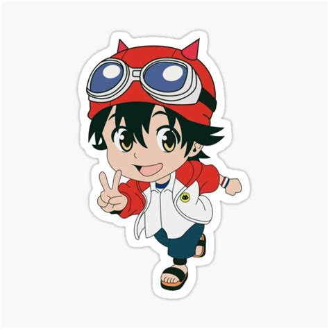 Bossun Sket Dance Chibi Sticker For Sale By Pyrophernalia Redbubble