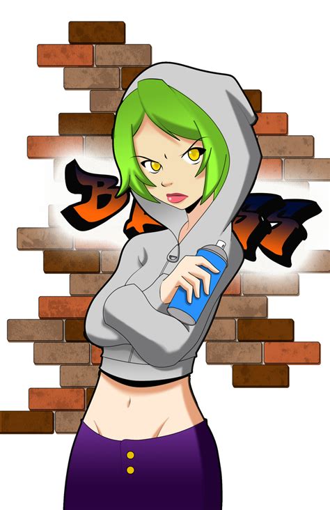 Graffiti Girl by Syros on DeviantArt