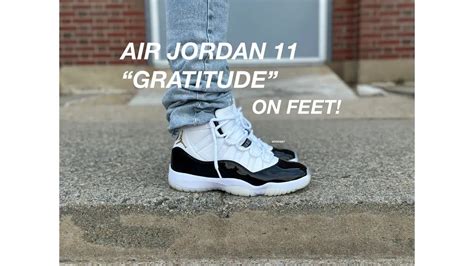 Air Jordan 11 Gratitude Review And On Feet Youtube