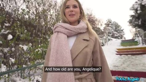 Public Agent Spanish Blonde Is Really Not Shy Angelique Lapiedra