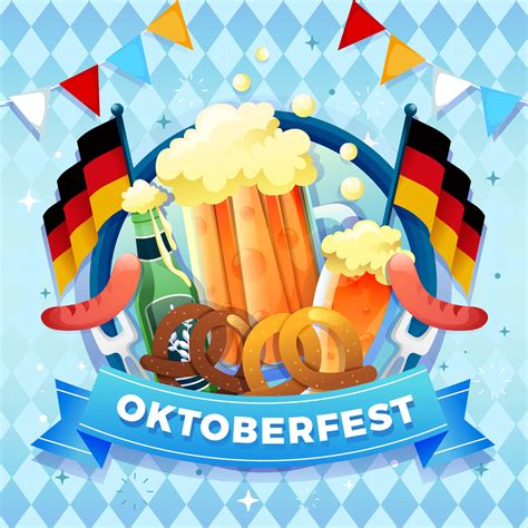 Oktoberfest Celebration Festive Background 3338785 Vector Art at Vecteezy