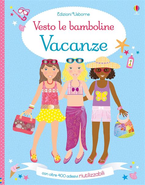 Amazon Vacanze Vesto Le Bamboline Con Adesivi