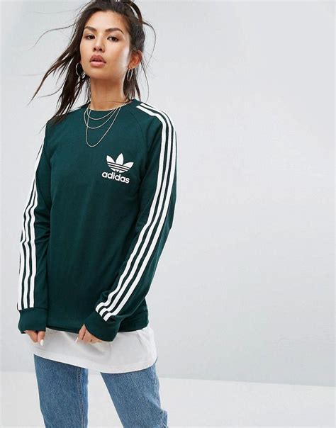 Venta Buzo Adidas Mujer Verde En Stock