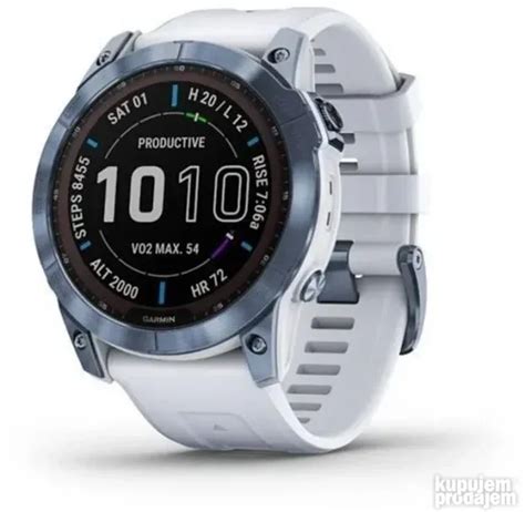 Garmin Fenix 7x Sapphire Solar Mineral Blue Dlc Titaniumwh