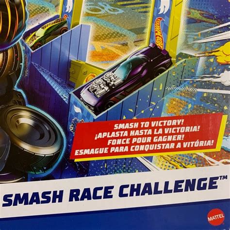 Mattel Toys Mattel Hot Wheels Monster Trucks Arena Smashers Smash Race Challenge Playsetnib