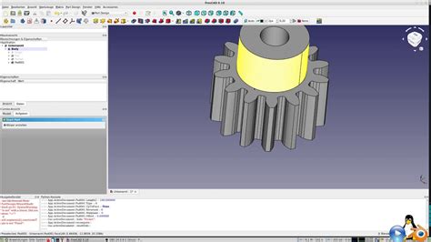 Freecad Tutorial Zahnrad Konstruieren Und Drucken YouTube