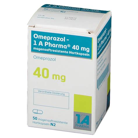 OMEPRAZOL 40 Mg 1A Pharma 50 St Mit Dem E Rezept Kaufen Shop Apotheke