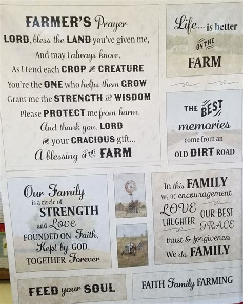 Farmers Prayer Panel Etsy