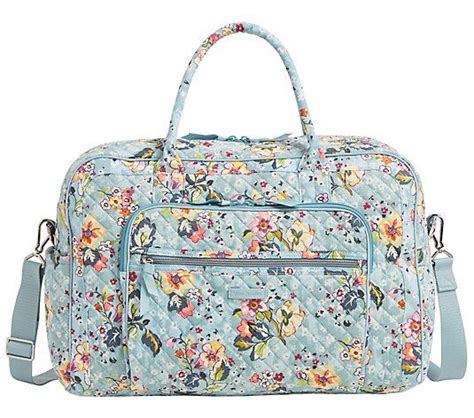 Vera Bradley Iconic Signature Weekender Travelbag Qvc Bags