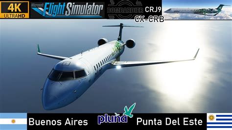 K Buenos Aires Punta Del Este Pluna Crj Cx Crb Full Flight