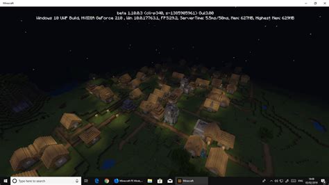 Large village [Bedrock Edition], Seed in the comments : Minecraft