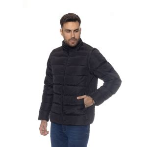 Jaqueta Masculina Puffer Vira Colete Sem Capuz Crocker