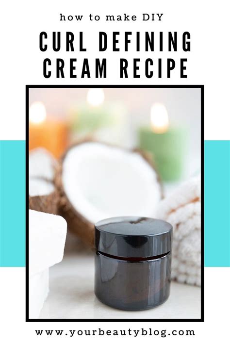 Diy Curl Defining Cream Recipe Moisturize And Define Curls Naturally