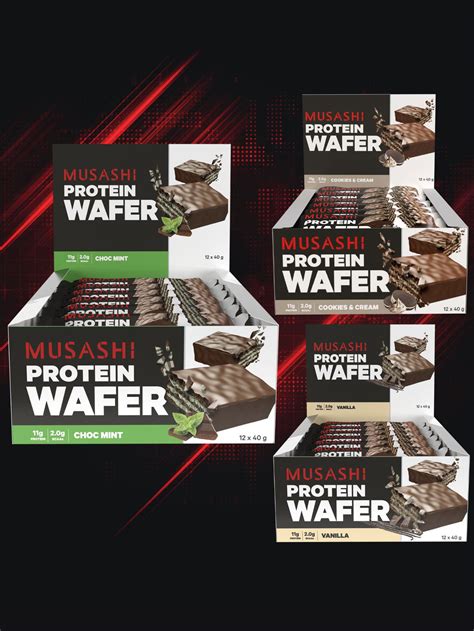 Protein Wafers Delicious And Functional Wafer Protein Bars Musashi