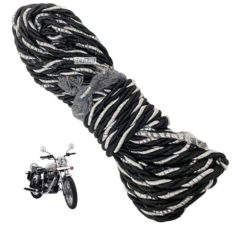 Dhe Best Bike Bullet Black Leg Guard Rope Meter Strong And Heavy