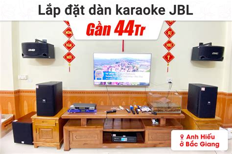 Lắp đặt dàn karaoke JBL gần 75tr cho anh Dũng tại Nam Định JBL PRX412M