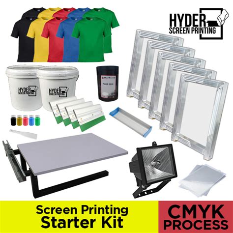 Silk Screen Printing Screen Printing Starter Kit Cmyk Process