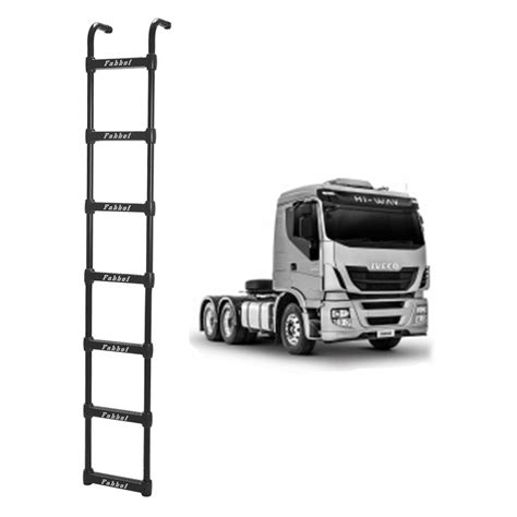 Escada Traseira Para Iveco Stralis Degraus Mm Preto Uouu