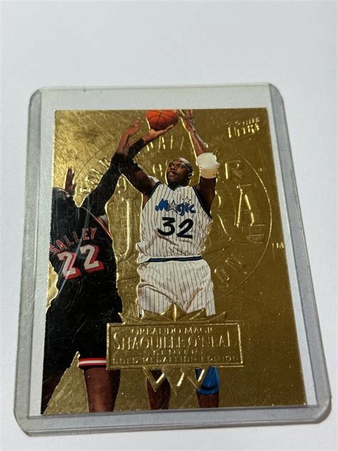 1995 96 Fleer Ultra SHAQUILLE O NEAL Gold Medallion Parallel 126 95 96