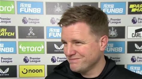 Liverpool 2 Newcastle 0 Eddie Howe Post Match Interview Youtube