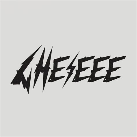 Logo Design For Chezee Deathcore Style With Spiky Lines And Bold Black