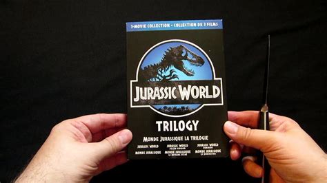 Jurassic World Trilogy Dvd Unboxing Lpos Youtube